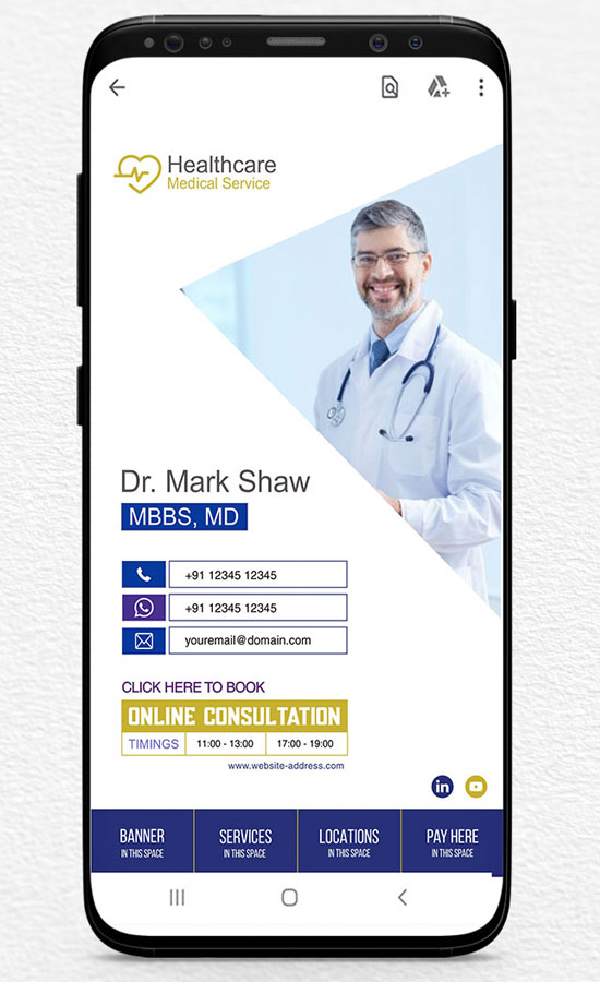 Visiting Card Doctor